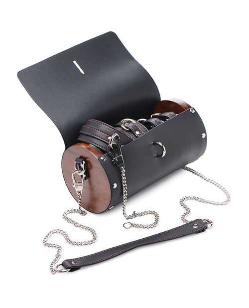 The Soft Hum Master Series Kinky Clutch Black Bondage Set w/Carrying Case