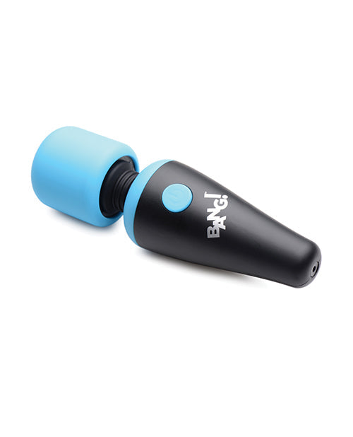 Bang! 10X Vibrating Mini Silicone Wand - Blue (2)