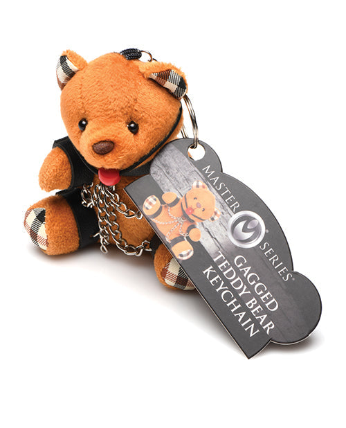 The Soft Hum Master Series Gagged Teddy Bear Keychain