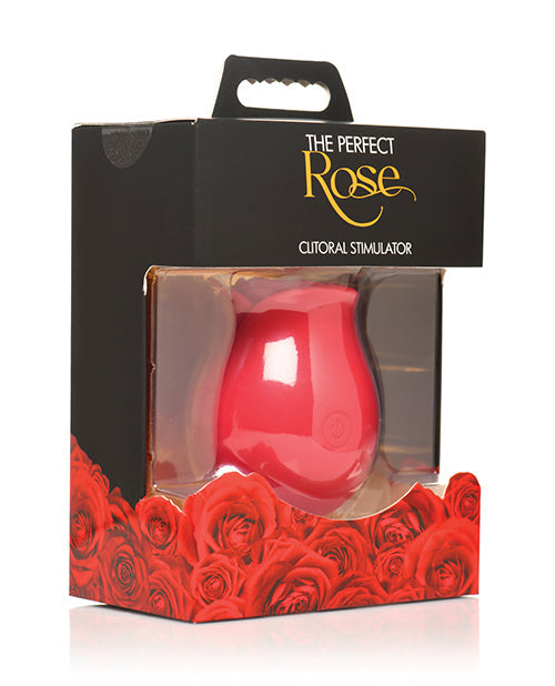 The Soft Hum Bloomgasm The Perfect Rose Clitoral Stimulator - Red