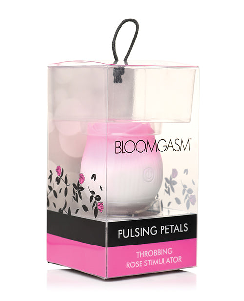 The Soft Hum Bloomgasm Pulsing Petals Throbbing Rose Stimulator - Pink
