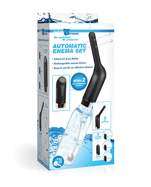 Automatic Travel Enema Set w/2 Nozzles - 350 ml (2)