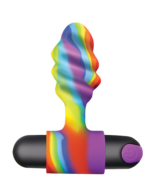 Bang! Vibrating Rainbow Butt Plug (2)