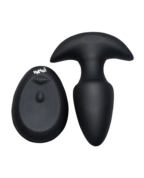 The Soft Hum Bang! Thrusting &amp; Vibrating Butt Plug - Black - Image 2