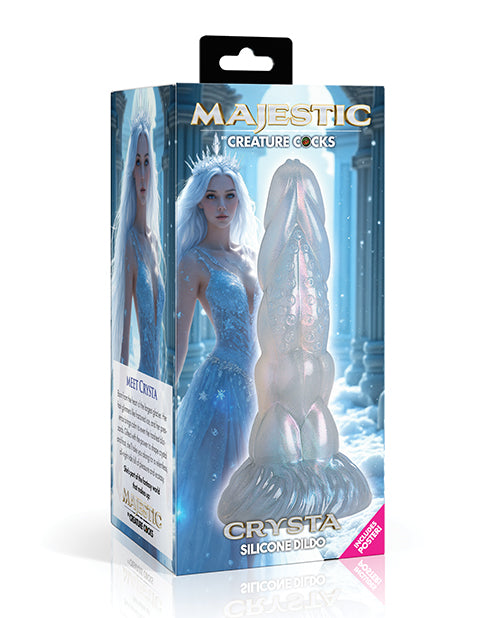 The Soft Hum Majestic Crysta Silicone Dildo
