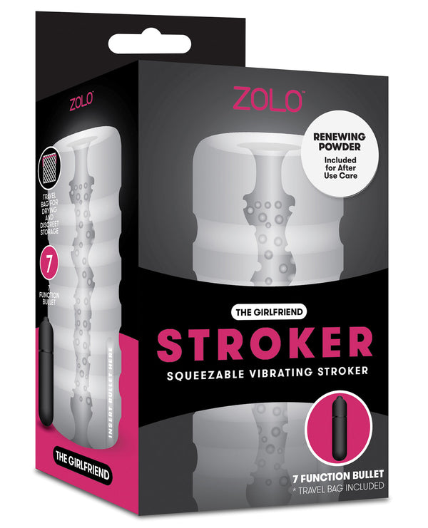 The Soft Hum ZOLO Girlfriend Squeezable Vibrating Stroker