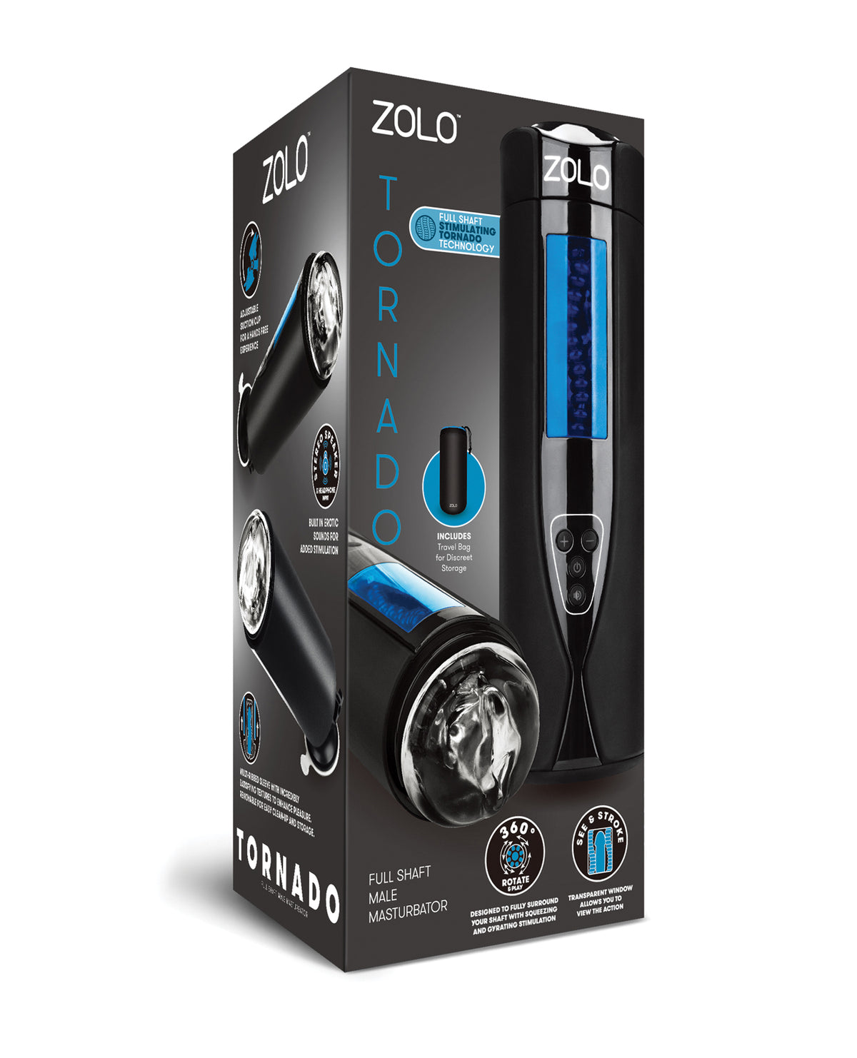 The Soft Hum ZOLO Tornado Stroker - Clear